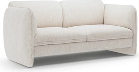 Kremowa sofa z tkaniny szenilowej 168 cm Georgia – Micadoni