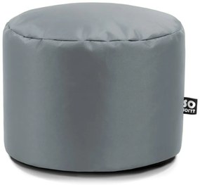 Szary dziecięcy worek do siedzenia z imitacji skóry Dot M – So Soft?