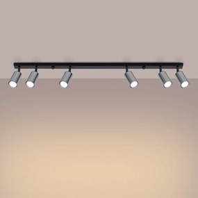 Listwa oświetleniowa WINX 6L czarna/chrom SOLLUX  LIGHTING