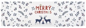 Świąteczny bawełniany bieżnik 140x40 cm Merry Blue Christmas – Butter Kings