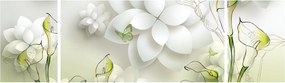 Obraz z kwiatami (170x50 cm)
