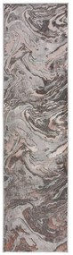 Szaro-beżowy chodnik 60x230 cm Marbled – Flair Rugs