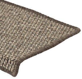 VOPI Nakładka na schody Nature prostokąt ciemnobeżowy, 25 x 80 cm , 25 x 80 cm