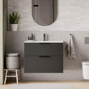 Duravit Waschbecken mit Waschtischunterschrank TIM 80 cm