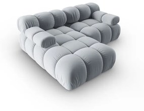 Jasnoniebieska aksamitna sofa 191 cm Bellis – Micadoni Home