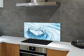 Panel nad Blat Kuchenny Serce z Kropli Wody