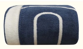 Biało-ciemnoniebieska narzuta na łóżko dwuosobowe 200x220 cm Twin – Oyo Concept