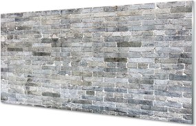 Szklany Panel Industrialna Czerwona Cegła