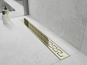Mexen Flat M15 odpływ liniowy 70 cm, złoty - 1524070-15