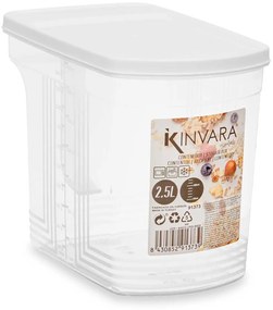 Plastikowy pojemnik z miarką i uchwytem, 2,5 l