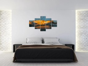 Obraz krajobrazu wysokogórskiego (125x70 cm)