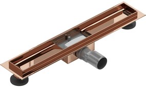 Mexen Flat korpus do odpływu liniowego 60 cm, różowe złoto - 1615060