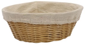 Koszyk na pieczywo z materiałową wyściółką, Ø 25 cm, Kesper