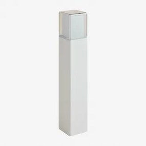 Zewnętrzna Lampa Led Torevi Z Aluminium Biała & ↑50 Cm - Sklum