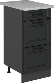 Szafka dolna do kuchni antracytowy domek wiejski 40x60x81.6 r-line