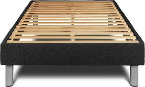 lózka z materacem VITAL SPRING ZEN 120 x 190 cm Rama lózka Czarny