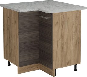 Szafka narożna szlachetna szarość 75.6x60x81.6 r-line