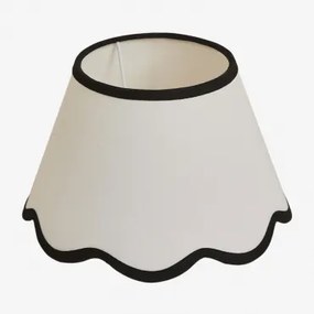 Berne Abażur Do Lampy Ø25 Cm & Biała Pościel - Czarna - Sklum