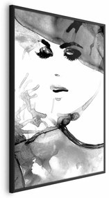 Plakat Zakochana elegancja 21x30 cm z ramą czarną bez marginesu ARTGEIST B