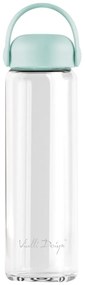 Miętowa szklana butelka 540 ml Fuori – Vialli Design