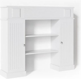 Obudowa kominka biały 119.5x27.3x103