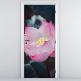Fototapeta na drzwi - Różowe kwiaty (95x205cm)