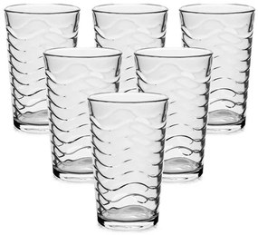 Toro Zestaw szklanek Waves, 210 ml, 6 szt.