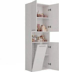 Meble łazienkowe, 174 x 30 x 60 cm, Biały Mat