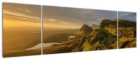 Obraz pasma górskiego (170x50 cm)