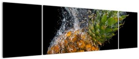 Obraz ananasa w wodzie (170x50 cm)