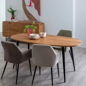 Stół z litego drewna mango 90x180 cm Mahón – Ixia