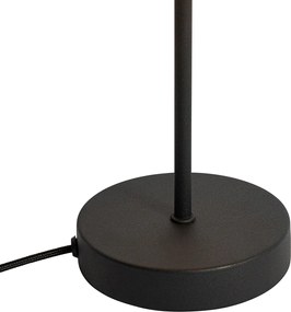 Lampa stołowa retro czarna ze złotem - Magnax Mini