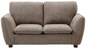 Kanapa  2-osobowa  z tkaninową tapicerką w kolorze taupe MENARDIA