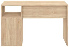 Biurko z blatem w dekorze dębu 50x115 cm Oxford – TemaHome