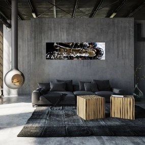 Obraz - Saksofon (170x50 cm)