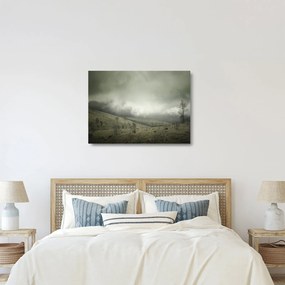 Obraz na szkle krajobrazu przed burzą (70x50 cm)