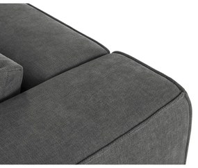 Ciemnoszara sofa 248 cm Esther – Milo Casa