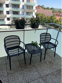 Doppler POLIKORO - balkonowy plastikowy zestaw wypoczynkowy - Towar z drobną wadą (N520)