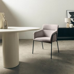 Beżowy designerski fotel HELSINKI