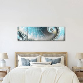 Obraz teksturowanej spirali (170x50 cm)