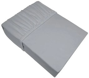 Prześcieradło z gumką frotte Bielbaw 140x200 szare GRENO