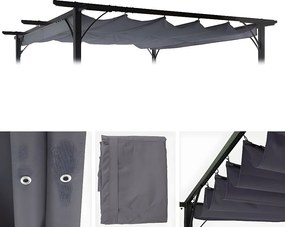 Wymienna pokrywa dachu pergoli MCW-C42, szary