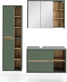 Zestaw mebli łazienkowych zielony/rzemieślniczy 100x45.5x60 viola