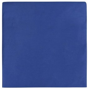 Ciemnoniebieska pościel jednoosobowa z satyny bawełnianej 140x200 cm – Mijolnir
