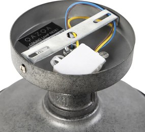 Industrialna lampa sufitowa antyczne srebro 25,5 cm - Course