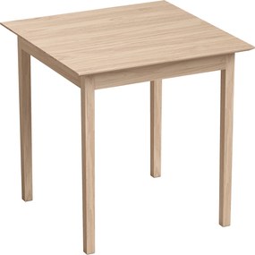 HOMCOM Stół kuchenny Stół jadalny Kwadratowy stół, nowoczesny design, 75 cm x 75 cm x 76 cm, Drewno naturalne | Aosom PL