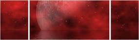 Obraz - Księżyc na powierzchni (170x50 cm)