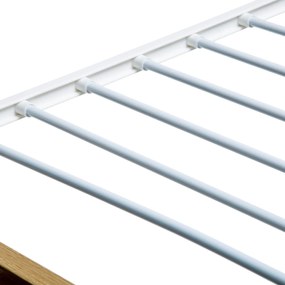 Suszarka na pranie rozkładana, 2 poziomy, mobilna, na kółkach