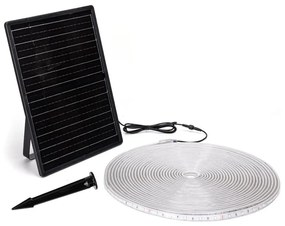 Aigostar - LED RGB 20W/3,2V solarny pasek 20m IP65 z pilotem