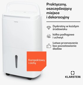 Klarstein DryFy Connect Smart 50L/24h 7L Osuszacz powietrza Biały